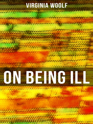 cover image of ON BEING ILL